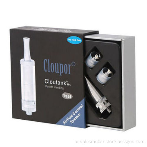 Cloutank M4 atomizer, for dry herb or wax with airflow control big capacity